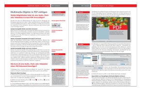 Wie Sie verschieden Multimedia-Objekte in PDF einfügen