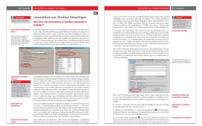 Wie Sie in PDF-Dokumenten Lesezeichen aus der Struktur hinzufügen