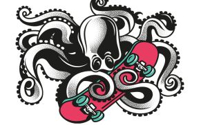 Wie Sie mit Illustrator einen Oktopus in einer Tattootechnik darstellen