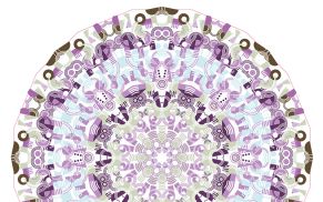 Wie Sie ein symmetrisches Motiv nach Art eines Mandalas mit Effekten in Illustrator gestalten