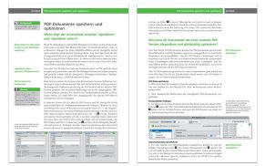 Wie Sie PDF-Dokumente speichern und optimieren mit Adobe Acrobat
