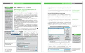 Wie Sie PDF-Dokumente mit Kennwörtern schützen