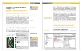 Wie Sie Farbwerte und den Gesamtfarbauftrag im PDF richtig messen
