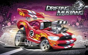 Crashkurs »Drifting Mustang«: So verwandeln Sie Fahrzeuge in filmreife Cartoon-Cars