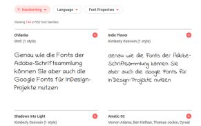 Wie Sie Google-Fonts-Schriften in InDesign-Layouts verwenden