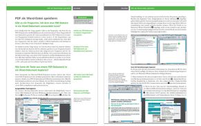 Wie Sie PDF-Dokumente als Word-Datei speichern