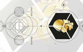 Wie Sie ein Sacred-Geometry-Design mit einer Heißfolienprägung in Gold mit Illustrator anlegen